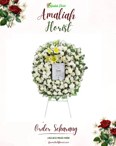 Krans Bunga Duka Cita di Karampuang