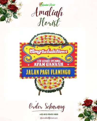 Bunga Papan Congratulation di Karampuang